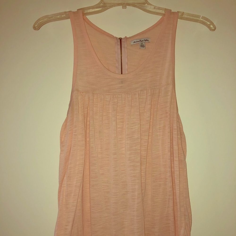 Pink flowy tank
